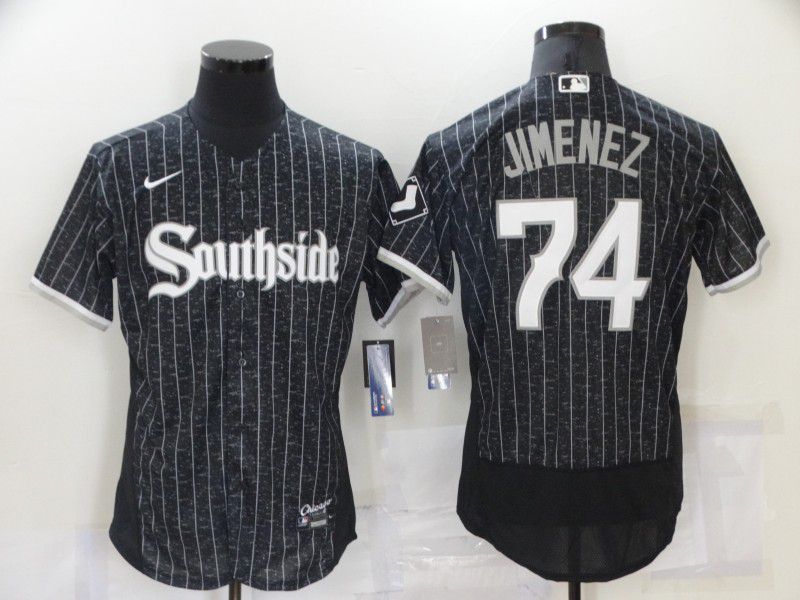 Men Chicago White Sox #74 Jimenez City Edition Black Elite Nike 2021 MLB Jersey->chicago white sox->MLB Jersey